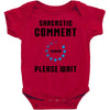 sarcastic comment loading Baby Bodysuit
