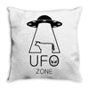 ufo zone Throw Pillow