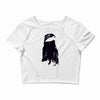 an other moustache Crop Top