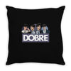 Dobre Twins Throw Pillow