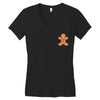 Ginger Bread Pocket Women's V-Neck T-Shirt