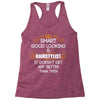 Smart Good Looking Hairstylist Doesnt Get Better Than Racerback Tank