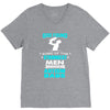 god found autism dad V-Neck Tee