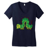 funny animal Women's V-Neck T-Shirt
