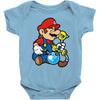 mario weed Baby Onesie