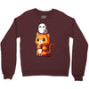 brave kitty Crewneck Sweatshirt