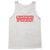 drinking with me pregnancy warning Tank Top