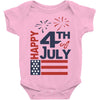 happy 4th of july Baby Bodysuit