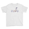 my heart beats for parrots Youth Tee