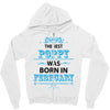 The Best Poppy Was Born In February Zipper Hoodie