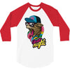 up all night cat 3/4 Sleeve Shirt