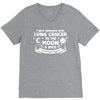 I Love Someone with Lung Cancer to The Moon and Back to Infinity V-Neck Tee