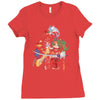the burning joke Ladies Fitted T-Shirt