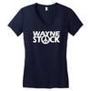 wayne's world waynestock rock band baseball jersey Women's V-Neck T-Shirt