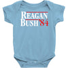 reagan bush '84 Baby Onesie