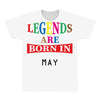 legends are born may All Over Men's T-shirt