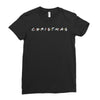 friends tv show parody christmas Ladies Fitted T-Shirt