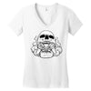 skull gamer 2 Women's V-Neck T-Shirt