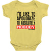 conor mcgregor apologize ufc mma notorious Baby Onesie