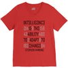 adapt or die encoded V-Neck Tee