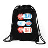 Women's March Stand Unite Fight Drawstring Bags
