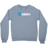 geek' (power on button) Crewneck Sweatshirt