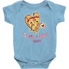 pizza my heart (2) Baby Onesie