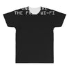 i'm only here for the wifi internet   coffee cafe web geeky tech guy t All Over Men's T-shirt