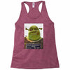 shrek mug shot funny Racerback Tank