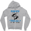 Pappy is my Name Fishing Is My Game Zipper Hoodie
