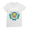 angel christmas Ladies Fitted T-Shirt