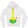 rasta bong water pipe slide insert stem filtered Zipper Hoodie