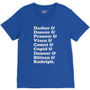 reindeer names V-Neck Tee