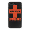 nude beach   lifeguard iPhone 7 Plus Case