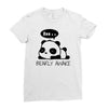 bearly awake Ladies Fitted T-Shirt