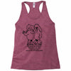 born to die, world a fuck Racerback Tank