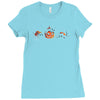 spooky kitties Ladies Fitted T-Shirt