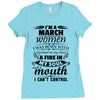 I Am A March Women Ladies Fitted T-Shirt