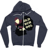 old school dj Zipper Hoodie