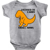 licensed to carry small arms Baby Bodysuit