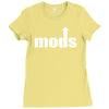 mod 60s music target soul gift new Ladies Fitted T-Shirt