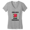 Chillona Pero Chingona Women's V-Neck T-Shirt
