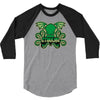 cthulhu mascot 3/4 Sleeve Shirt
