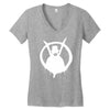 new v for vendetta logo Women's V-Neck T-Shirt