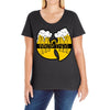 Wu-Tang brew tang Ladies Curvy T-Shirt