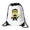 mr. fancypants Drawstring Bags