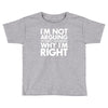 i'm not arguing i'm simply explaining why i'm right Toddler T-shirt