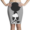 charlie, snoopy, woodstock Pencil Skirts