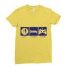 eat,sleep,game Ladies Fitted T-Shirt