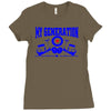sixties homage Ladies Fitted T-Shirt